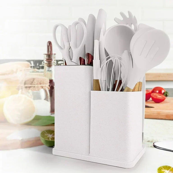 19-Piece Premium Kitchen Utensils & Knife Set